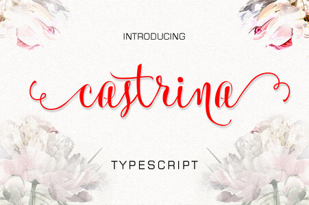 Castrina Typescript font